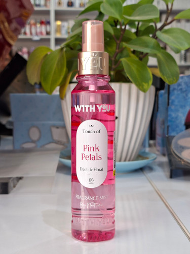 بادی اسپلش ویت یو رایحه Pink Petals حجم ۱۵۰ میل